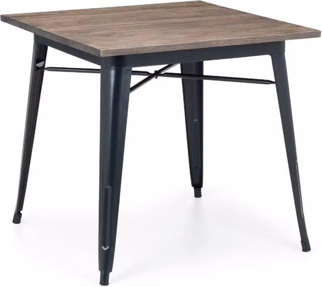 Cheshire Premium Grafton Square Wood Dining Table, Multicolour, W/D/H: 80 x 80 x 80 cm
