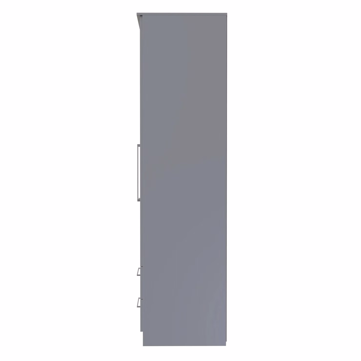 Ready Assembled 2 U Gloucester 2 Door 2 Drawer Wardrobe in Matt Dark Grey – 2