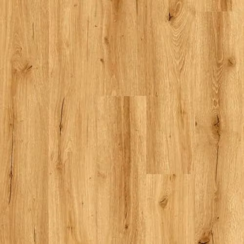 Vinyl Flooring UK Essen Golden Oak Wood Effect Glue Down LVT Flooring Plank in Beige and Brown, Covers 4.59sqm, Plank Size: 122.7 x 18.7 cm, Thickness: 2.0 mm