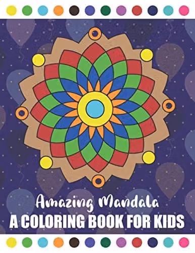 Amazing Mandala A Coloring Book for Kids with Symmetrical Designs for Children and Beginners