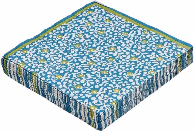 Land & Shore Bud Paper Napkins, Green
