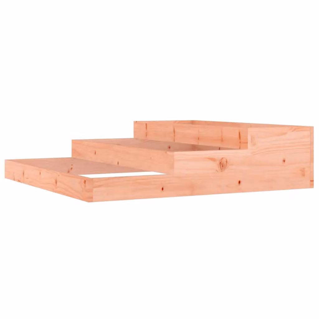 Berkfield Brown Solid Wood Douglas Planter W/D/H: 107 x 107 x 27 cm – 2