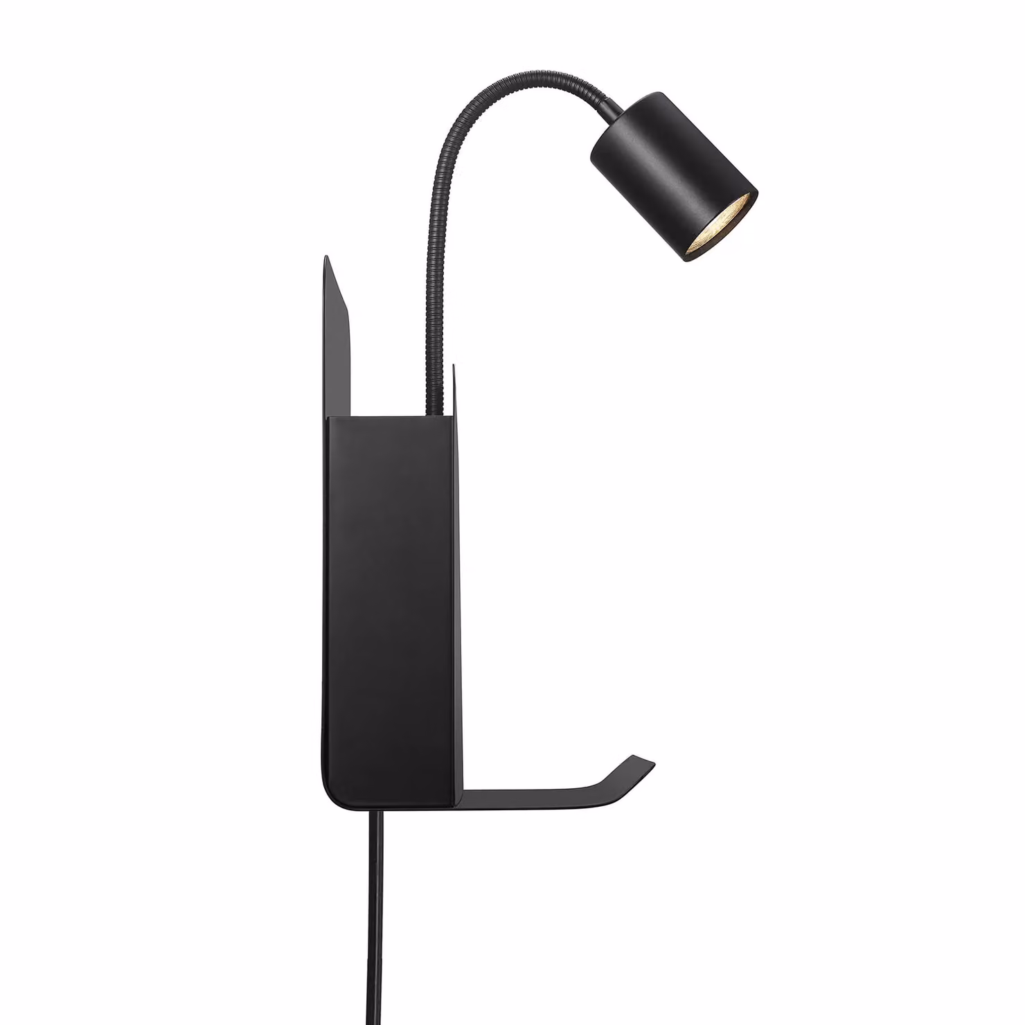 Nordlux Roomi Adjustable Wall Light in Black Metal for Bedroom or Hallway, GU10 Mains Powered – 2