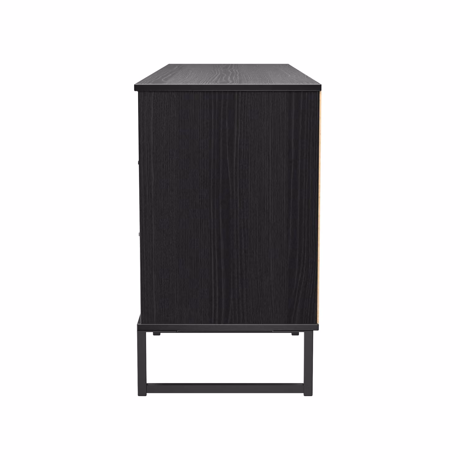 Ready Assembled 2 U Menai 6 Drawer Black Matt Modern Sideboard – 3