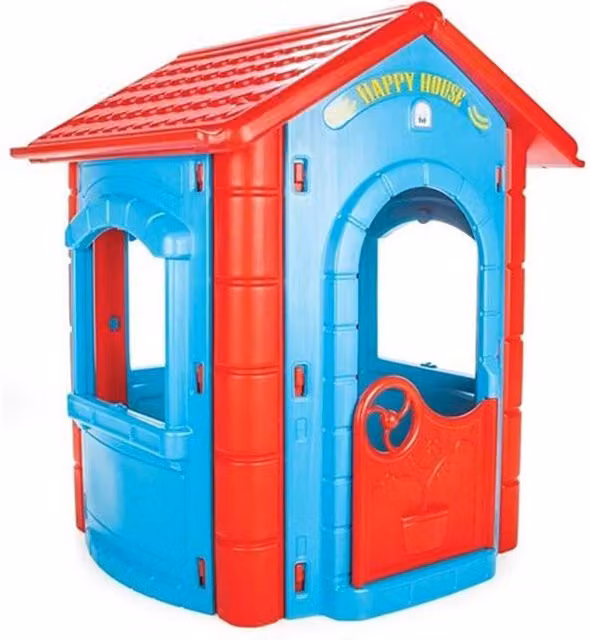 Pilsan Happy House Blue and Multicolour Creative Playhouse
