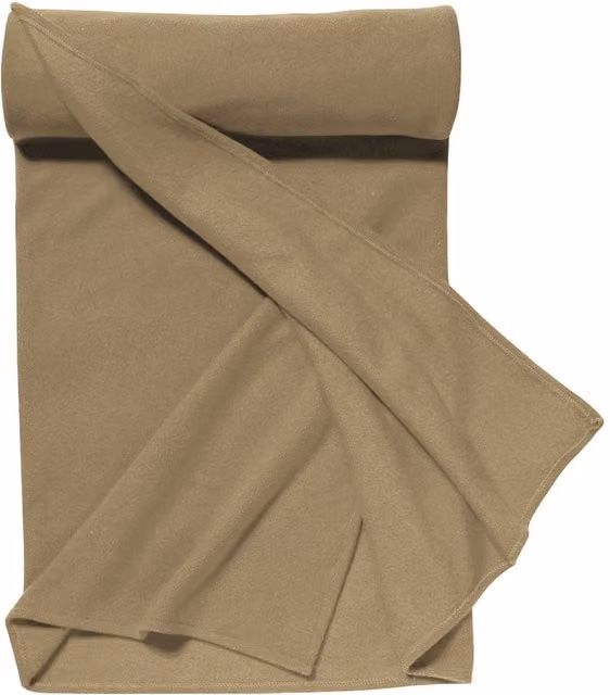 SOL'S Beige Fleece Blanket, W/D/H: 150 x 120 x 1 cm