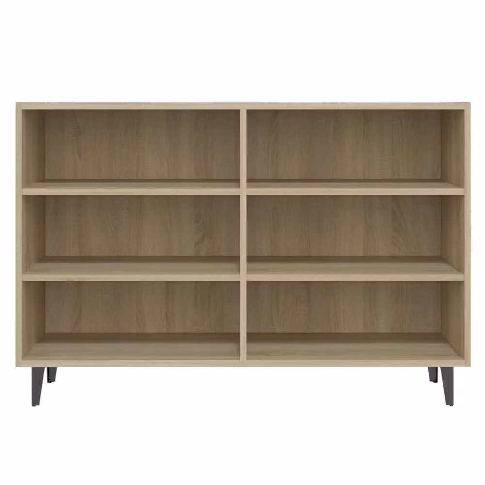 Berkfield Home Sonoma Oak Sideboard in Beige, W/D/H: 103.5 x 35 x 70 cm – 3