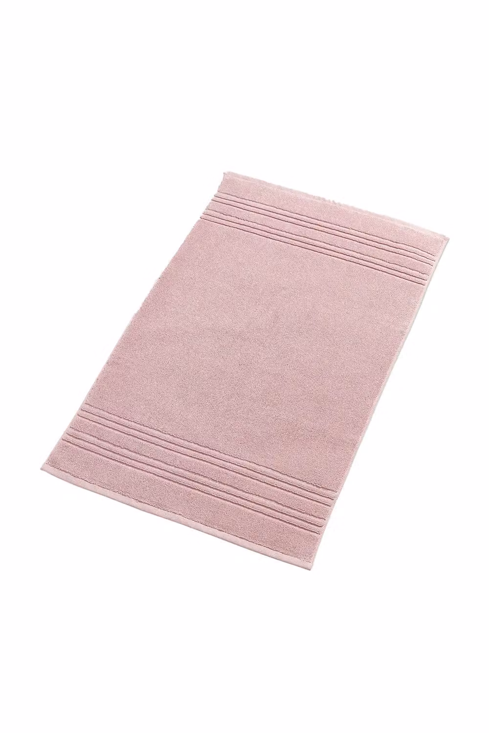 Christy Serene Soft Tone 100% Combed Cotton Bath Mat in Dusty Pink – 1