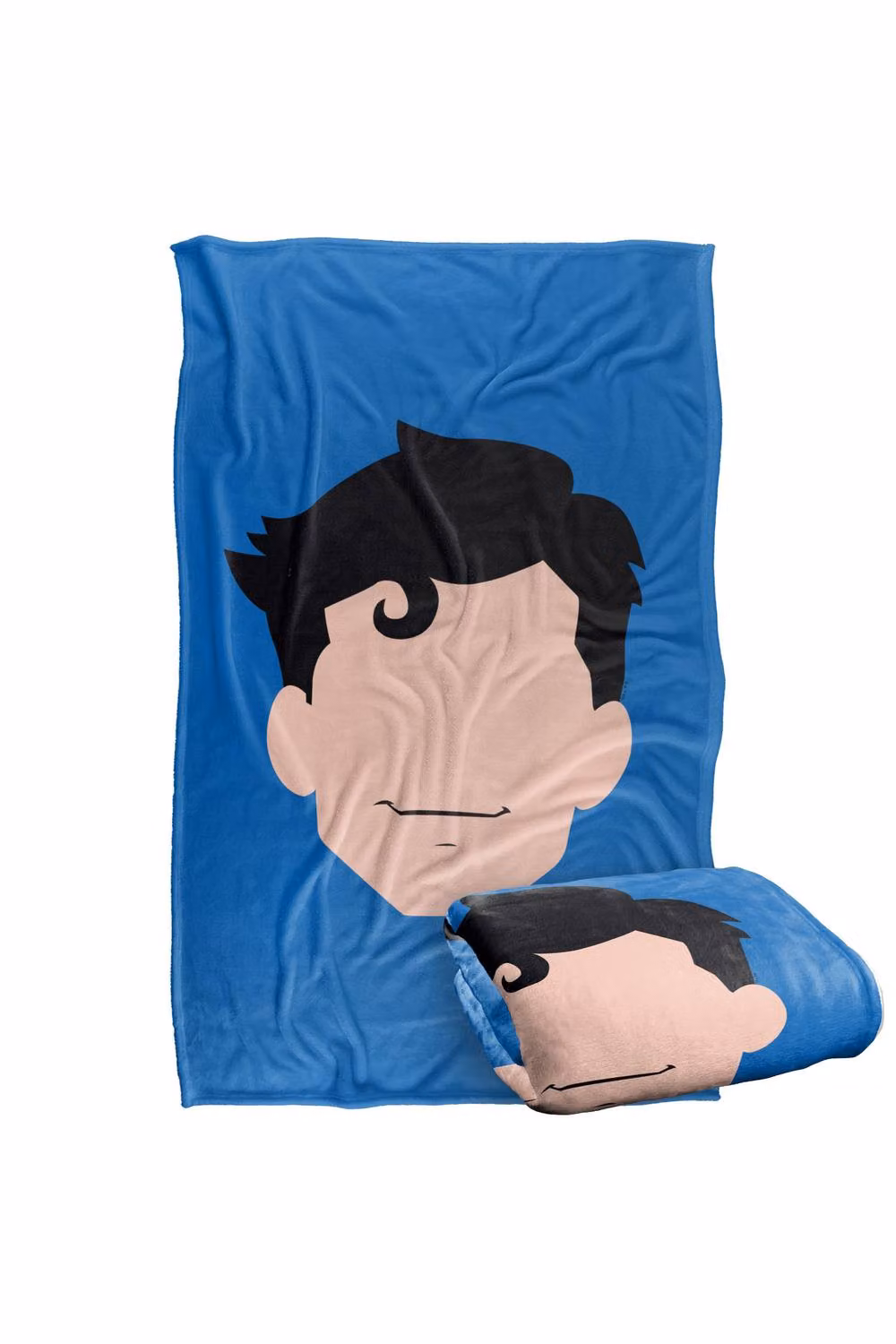 Warner Bros. Superman Face Silky Touch Super Soft Fleece Throw Blanket, Multicolour, W: 152 cm, D: 127 cm – 6