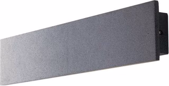Netlighting Parker Grey Outdoor Built-in LED Flush Wall Lamp, IP65, 4000K Cool White