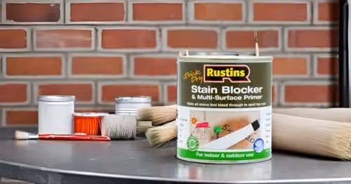 Rustins Quick Drying Water Based Stain Blocker and Multi Surface Primer, Transparent Matt, 0.75 l – 3