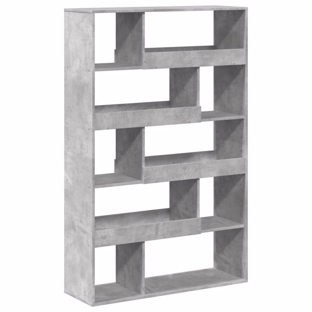 Berkfield Home Room Divider in Concrete Grey, W: 100 cm, D: 33 cm, H: 156.5 cm – 3