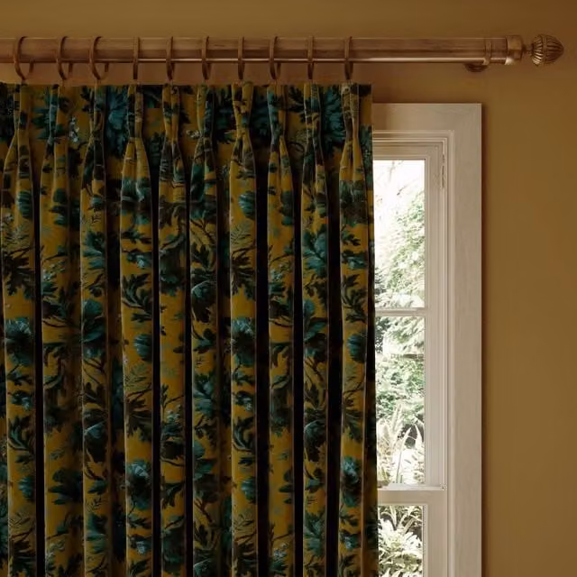 House of Hackney OPIA Velvet Curtain in Bronze