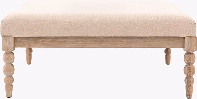 Perch & Parrow Spindler Coffee Table in Beige Wood