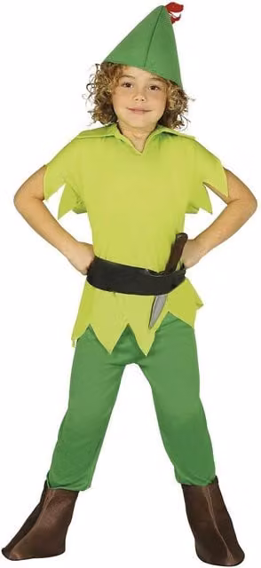 Fiestas Guirca Childrens Archer Costume Set in Green, Age 5-6 Years