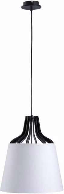 Netlighting Ivo Dome Pendant Ceiling Light, White, Diameter: 38 cm, E27