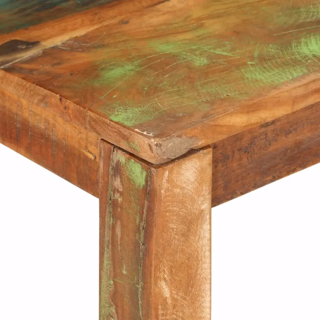 Berkfield Home Modern Rectangular Coffee Table in Brown Solid Reclaimed Wood W/D/H: 100 x 55 x 40 cm – 3