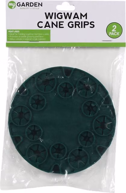 My Garden Green Plant Stake Support Grips for Climbers and Garden Plants
