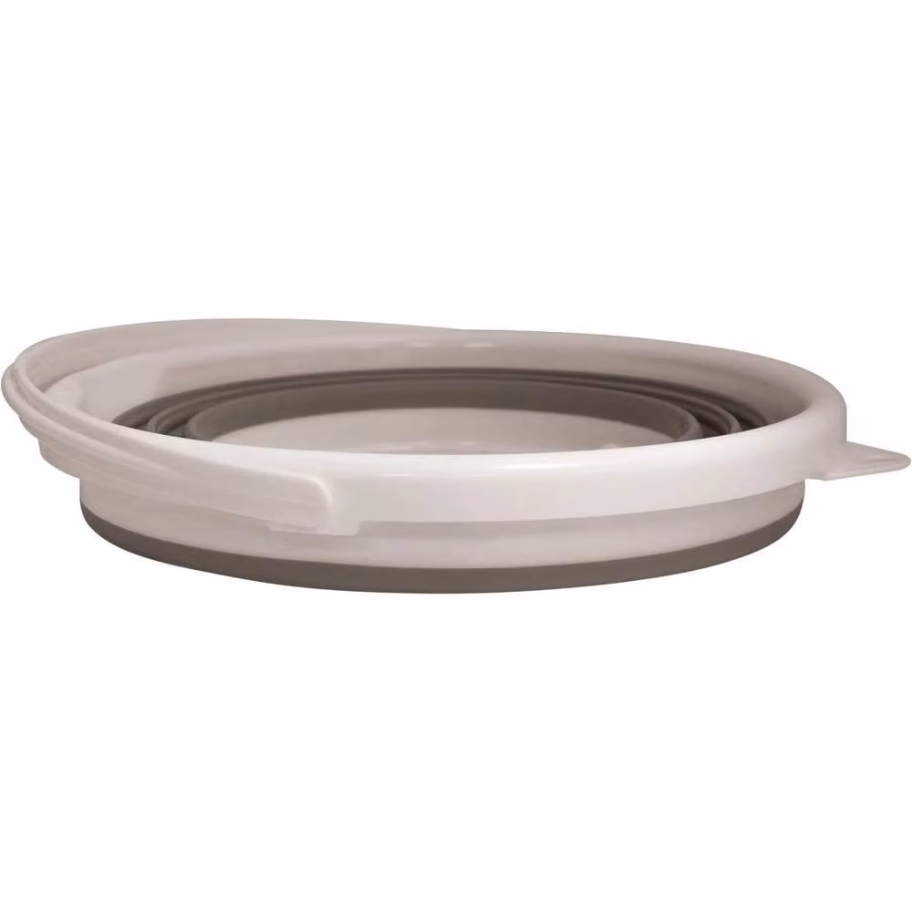 NESTLUNE 10L Collapsible Plastic Bucket in Grey, W/D/H: 100 x 15 x 15 cm – 2