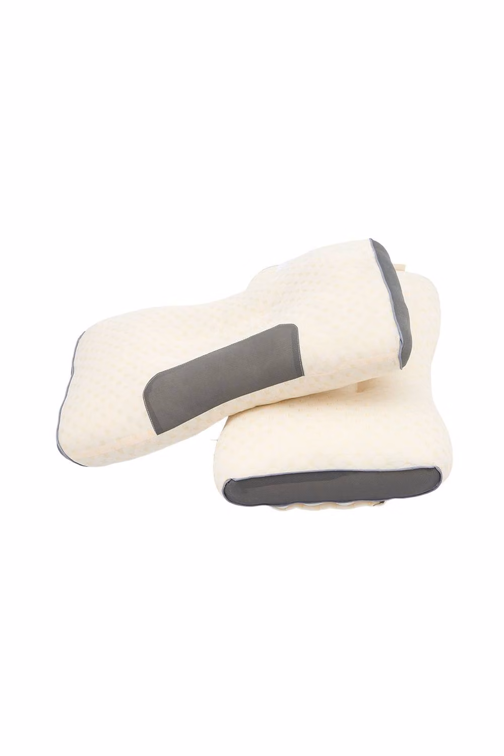 Garden Sanctuary 2-Pack Premium Knitted Sleep Support Pillows in White – 4