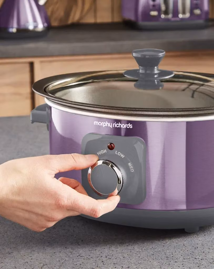 Morphy Richards Accents 3.5L Sear and Stew Slow Cooker, Purple – 6