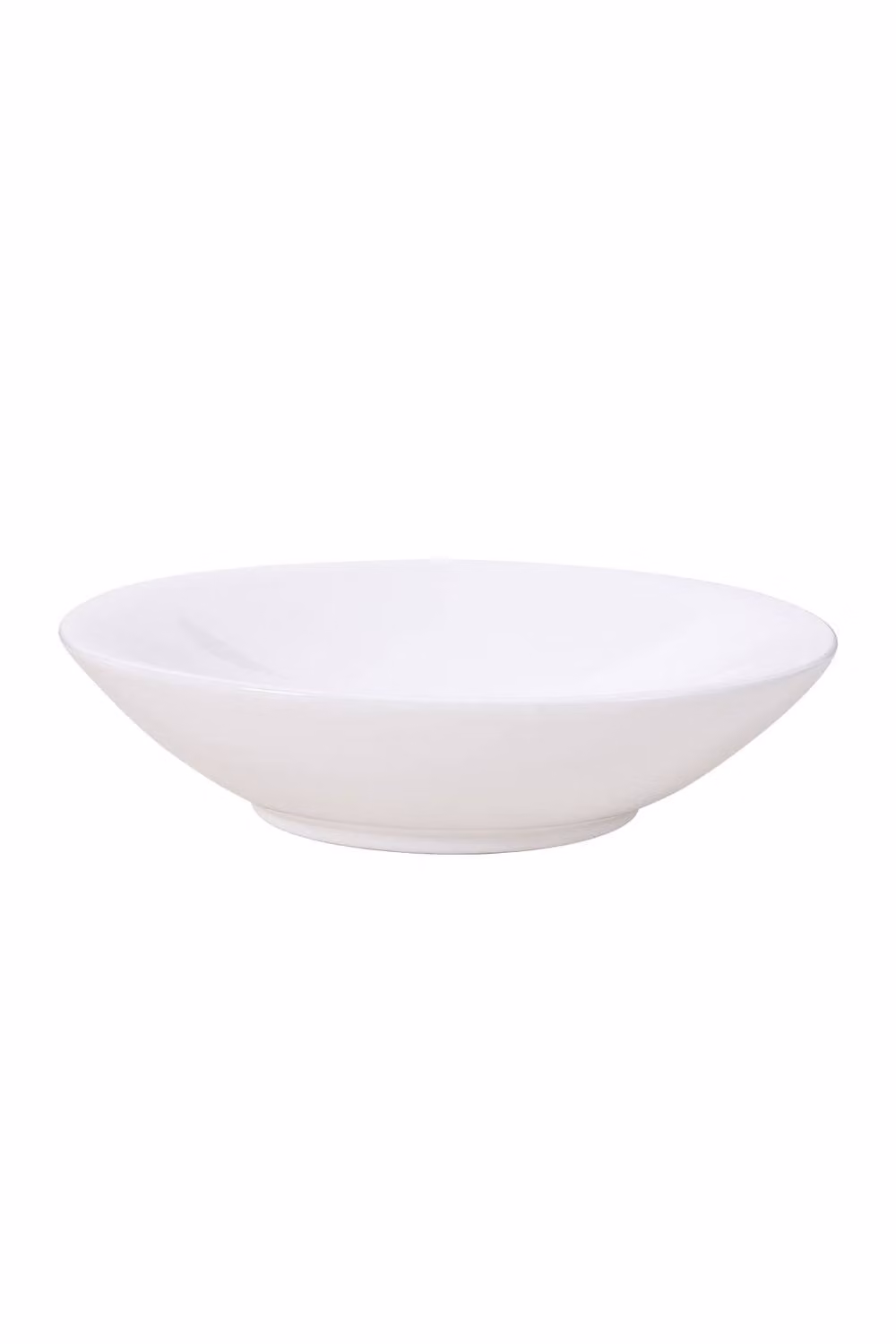 Living and Home Ceramic Countertop Washbasin with Waste Kit in White, W: 49.5 cm, D: 38.5 cm, H: 13.0 cm – 3
