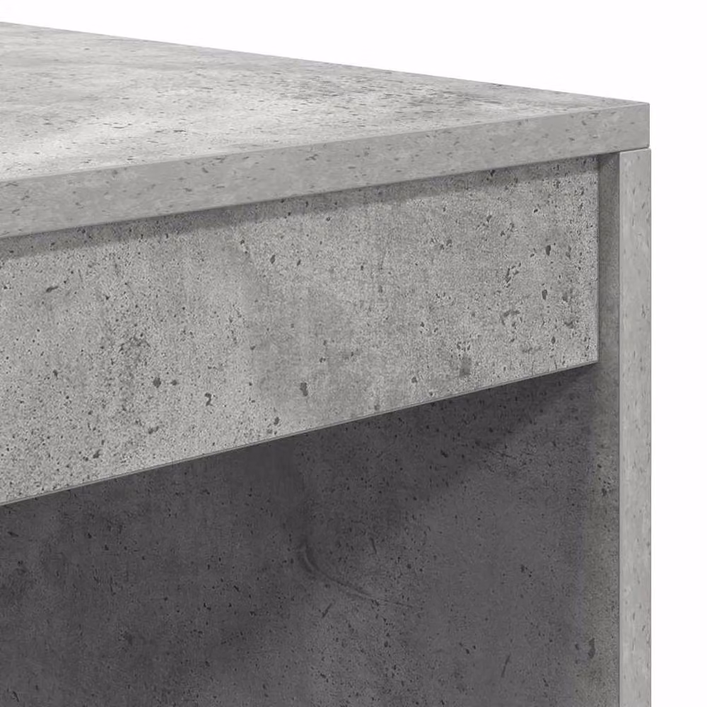 Berkfield Home Modern Writing Desk in Grey MDF, W/D/H: 100 x 50 x 76 cm – 4