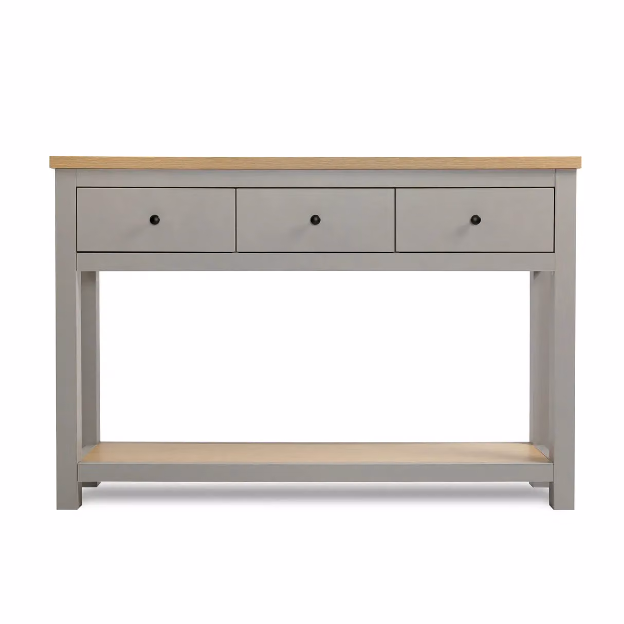 Home Garden Direct Wiltshire 3 Drawer Console Table in Grey – 2