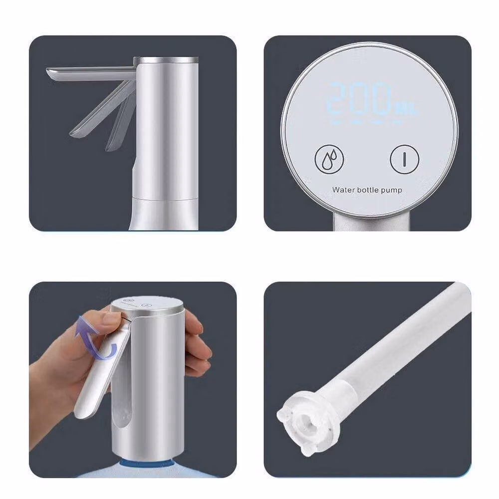 Kelvenix White Automatic Electric Water Gallon Pump Drink Dispenser – 4