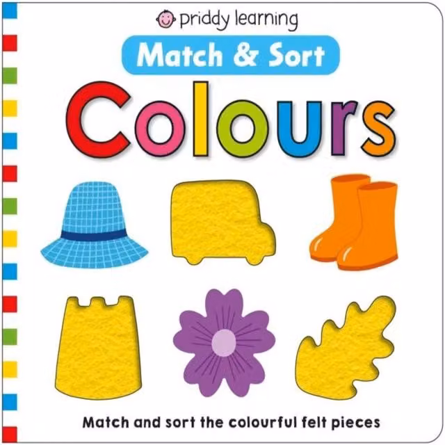 Roger Priddy Colours Match and Sort Multicolour Textile Toy