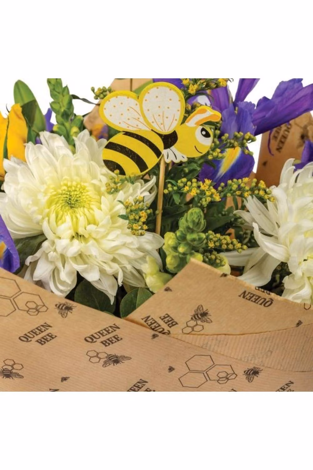 KDMD Yellow Bumble Bee Wooden Picks, Pack of 25 – 2