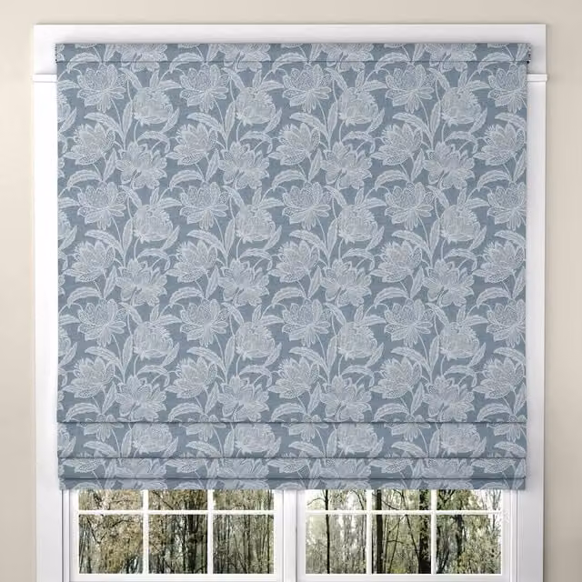 Ante Decor Zante Made To Measure Blackout Roman Blind in Navy Blue