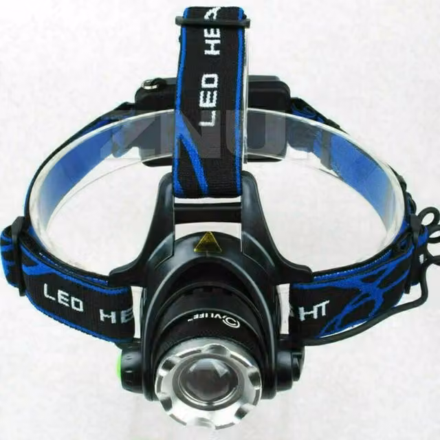 NESTLUNE USB Rechargeable Waterproof LED Zoom Headlamp in Black – 1