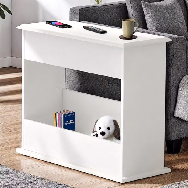 Seconique Stratford Sofa End Table in White