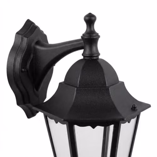 Nordlux Cardiff Black Metal Outdoor Wall Lantern with E27 Socket and IP44 Rating – 5