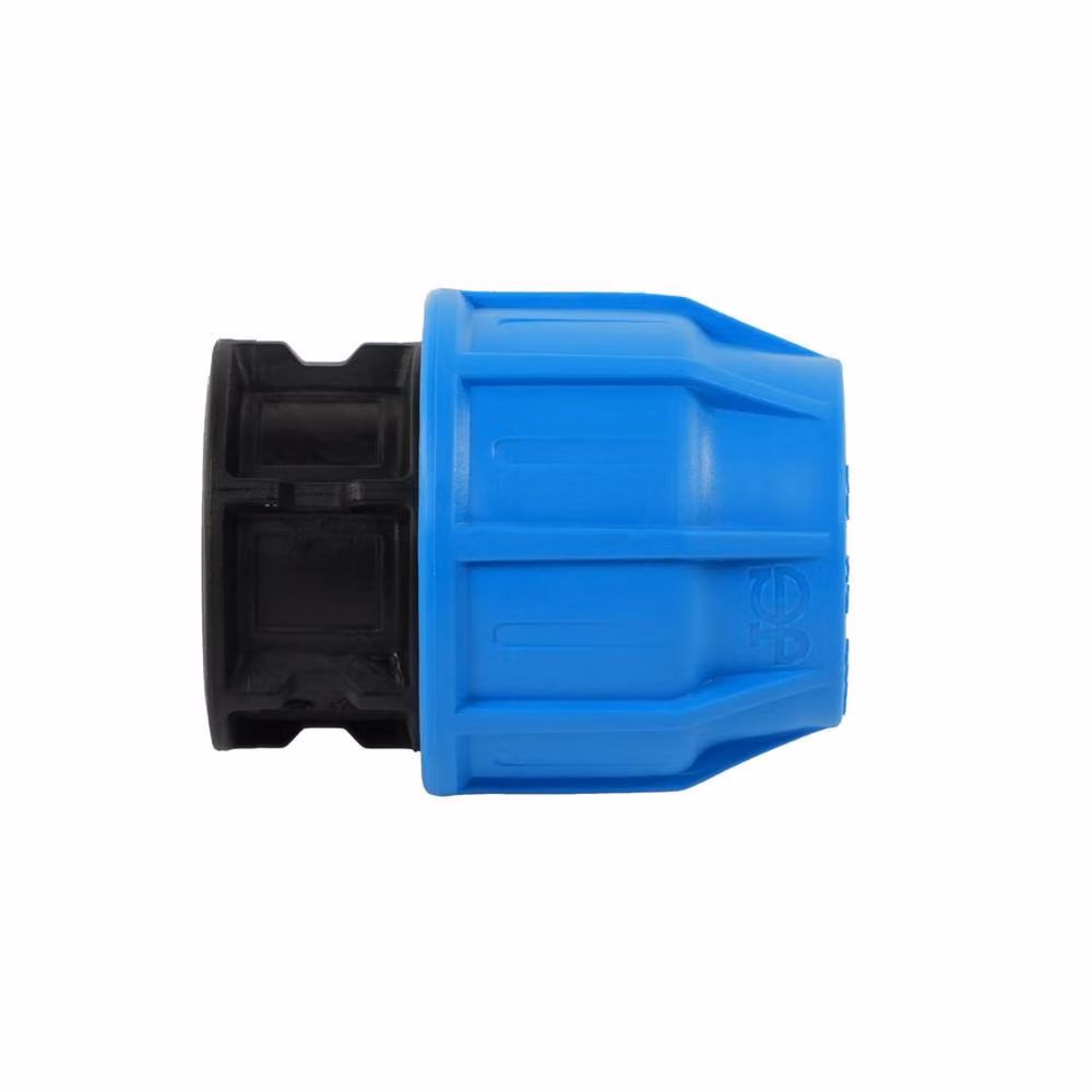 John Guest MDPE Compression Stop End 20mm Blue Plastic Pipe Fitting – 2
