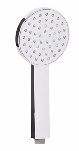 Croydex Keila Aqua Air Water Saving Shower Head in Chrome with Rub Clean Nozzles and Universal 1/2 inch B.S.P. Connection