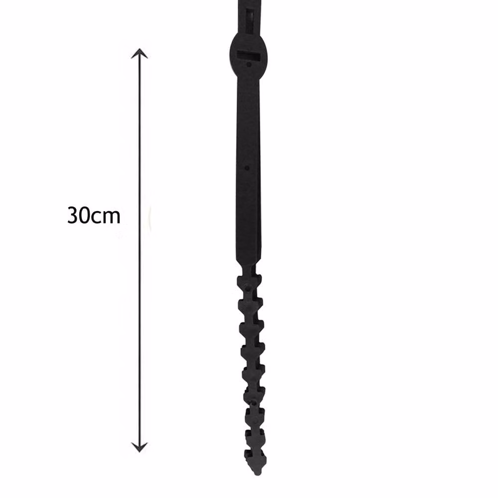 Smart Garden Products Heavy Duty Adjustable Rubber Tree Support Tie, Black, 30 cm – 2
