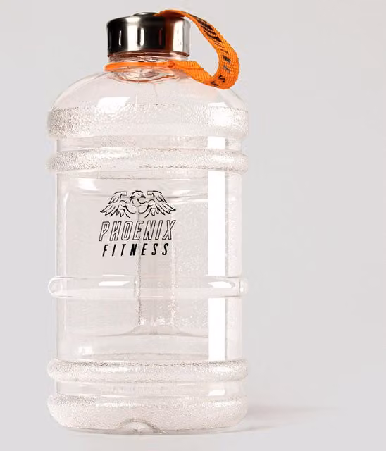 Phoenix Fitness 2 l Hydration Bottle - Clear/White