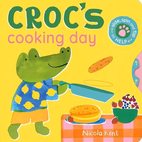 Little Tiger Croc's Cooking Day Busy Chores for Little Paws Multicolour Paper Activity Set