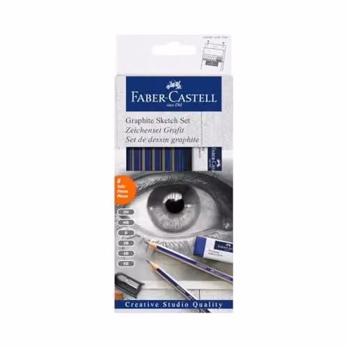 Faber-Castell Goldfaber Graphite Sketch Set in Multicolour