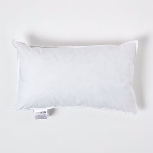 Homescapes White Duck Feather and Down Cushion Inserts, W/D/H: 50 x 30 x 30 cm