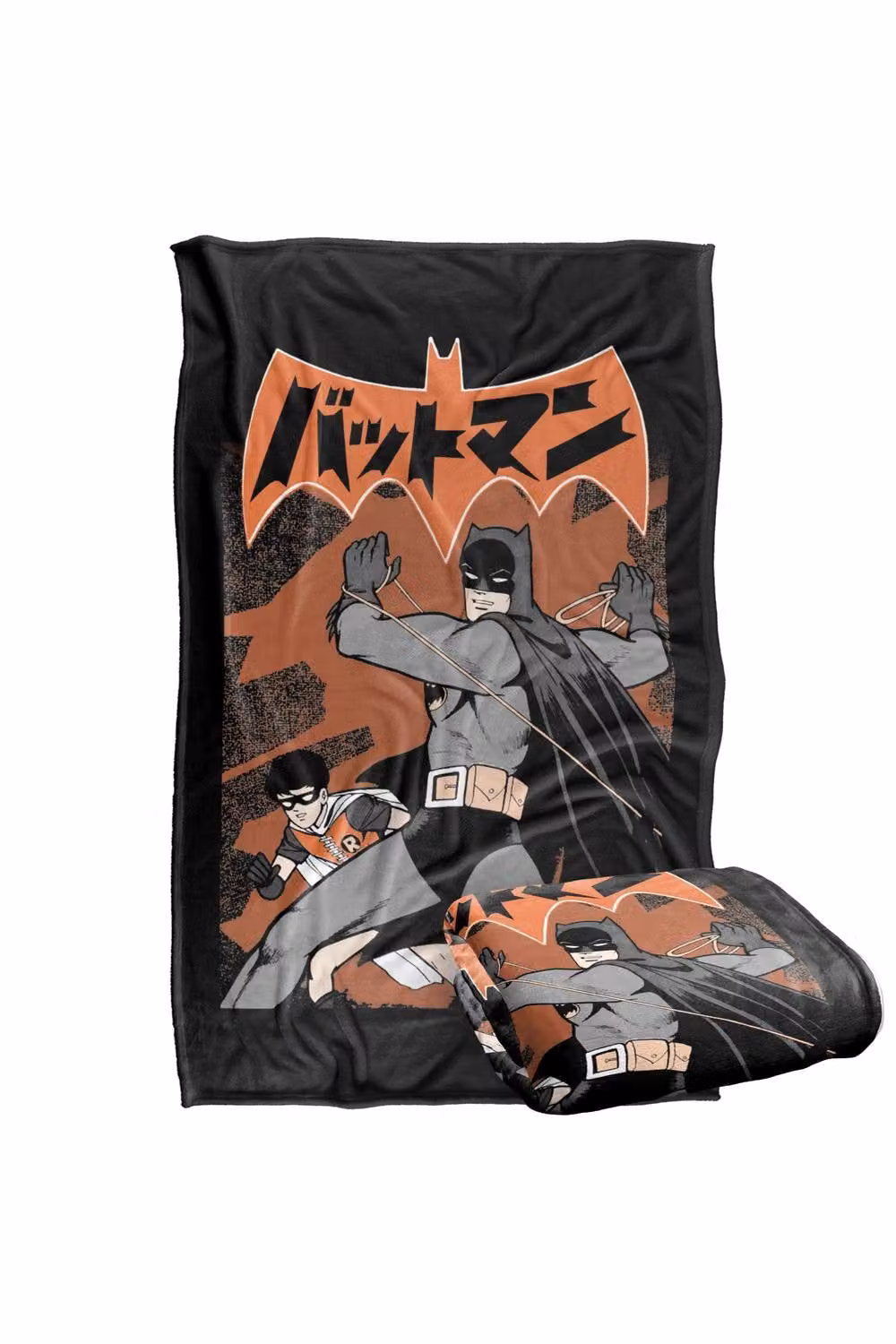Warner Bros. Batman Robin Kanji Rope Cover Super Soft Fleece Throw Blanket, Multicolour, W: 152 cm, D: 127 cm – 7