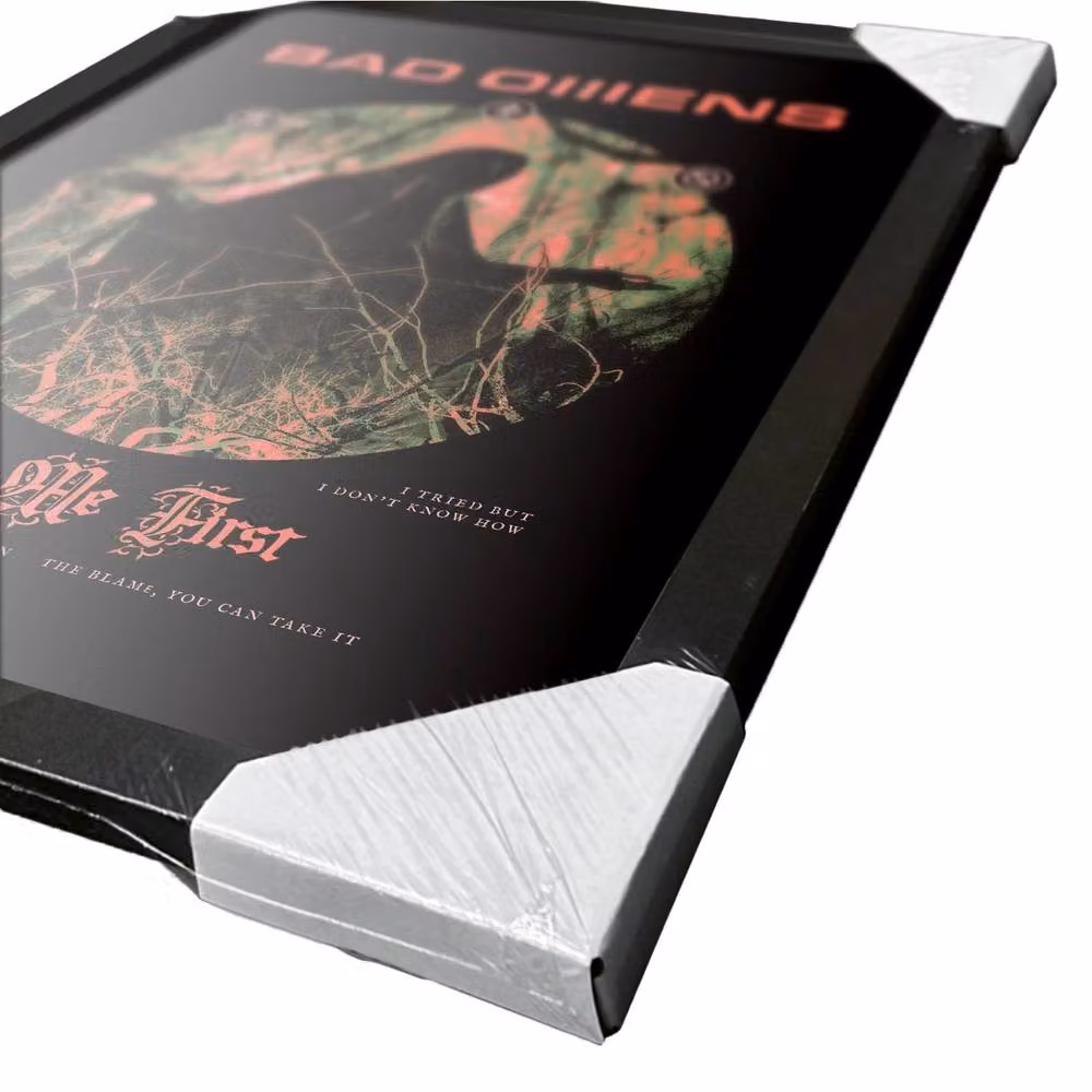 Bad Omens Take Me First Framed Paper Poster in Black – 2