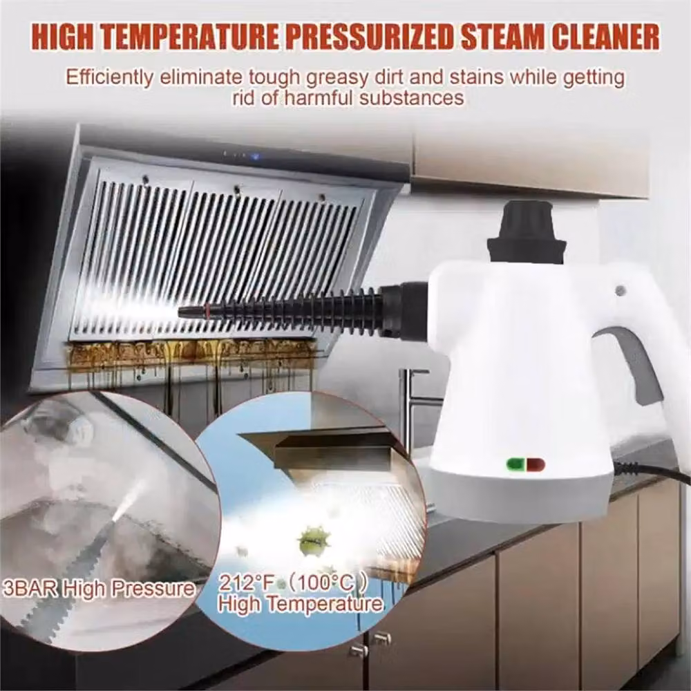 Havendro Handheld Steam Cleaner in White for Glass and Plastic Surfaces – 2