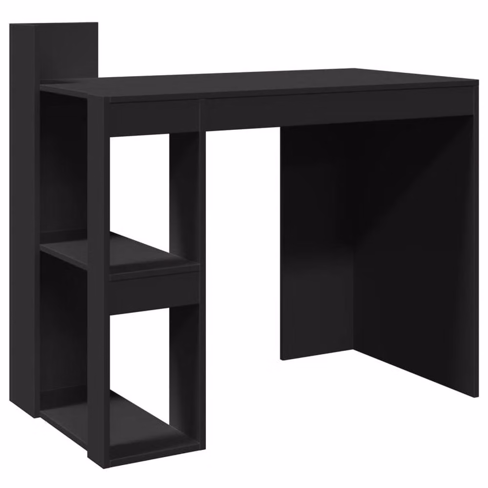 Berkfield Modern Black Writing Desk for Home Office, W/D/H: 103.5 x 56.5 x 94 cm – 3