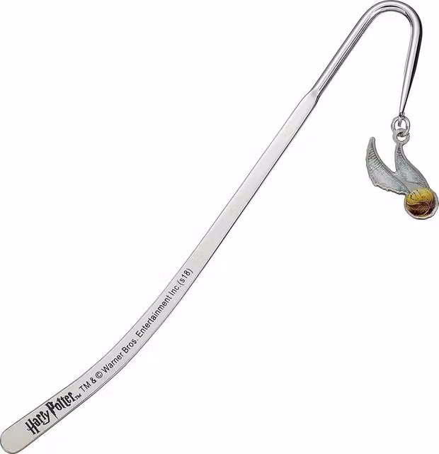 Harry Potter Golden Snitch Metal Bookmark in Silver