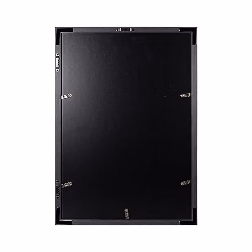 Happy Homewares Modern Black Rectangular A3 Plastic Frame for Wall Hanging W: 30 cm, H: 42 cm – 2