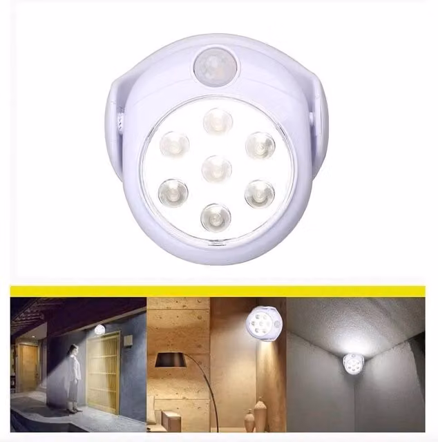 Kelvenix Cordless White LED Indoor Security Light with Motion Sensor – 1