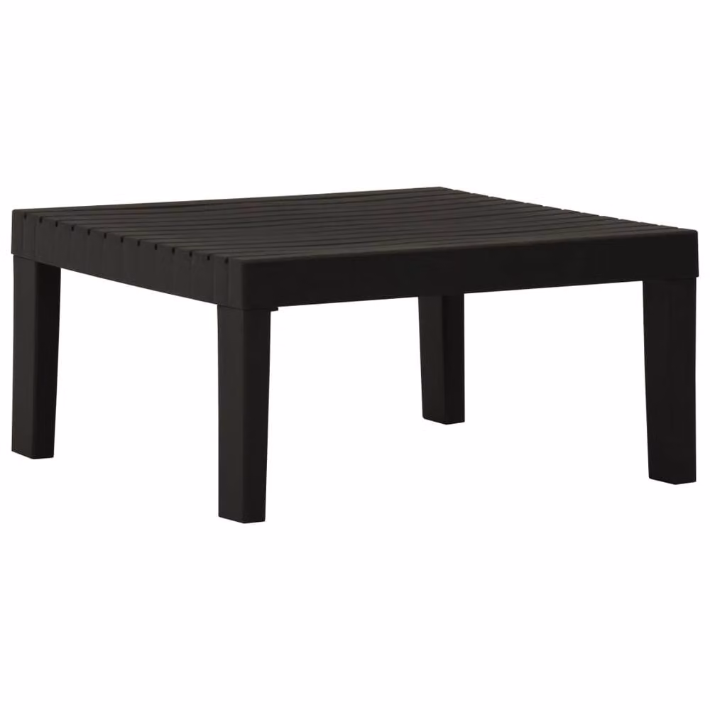 Berkfield Home Modern Garden Lounge Table in Grey Plastic – 2